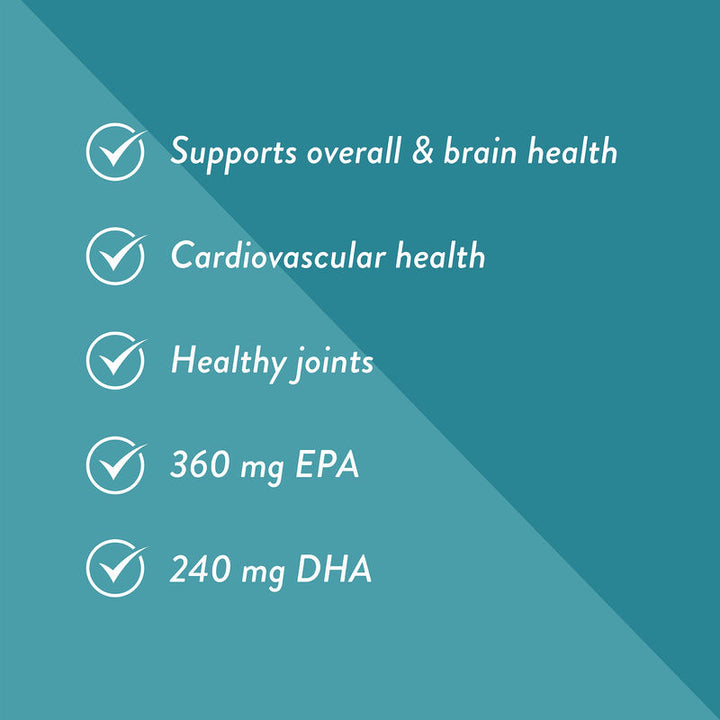 Omega3+ - Omega Fish Oil Supplement - 120 SoftGels
