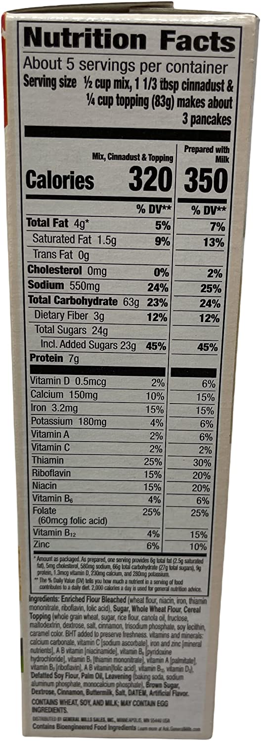 Cinnamon Toast Crunch Pancake Mix