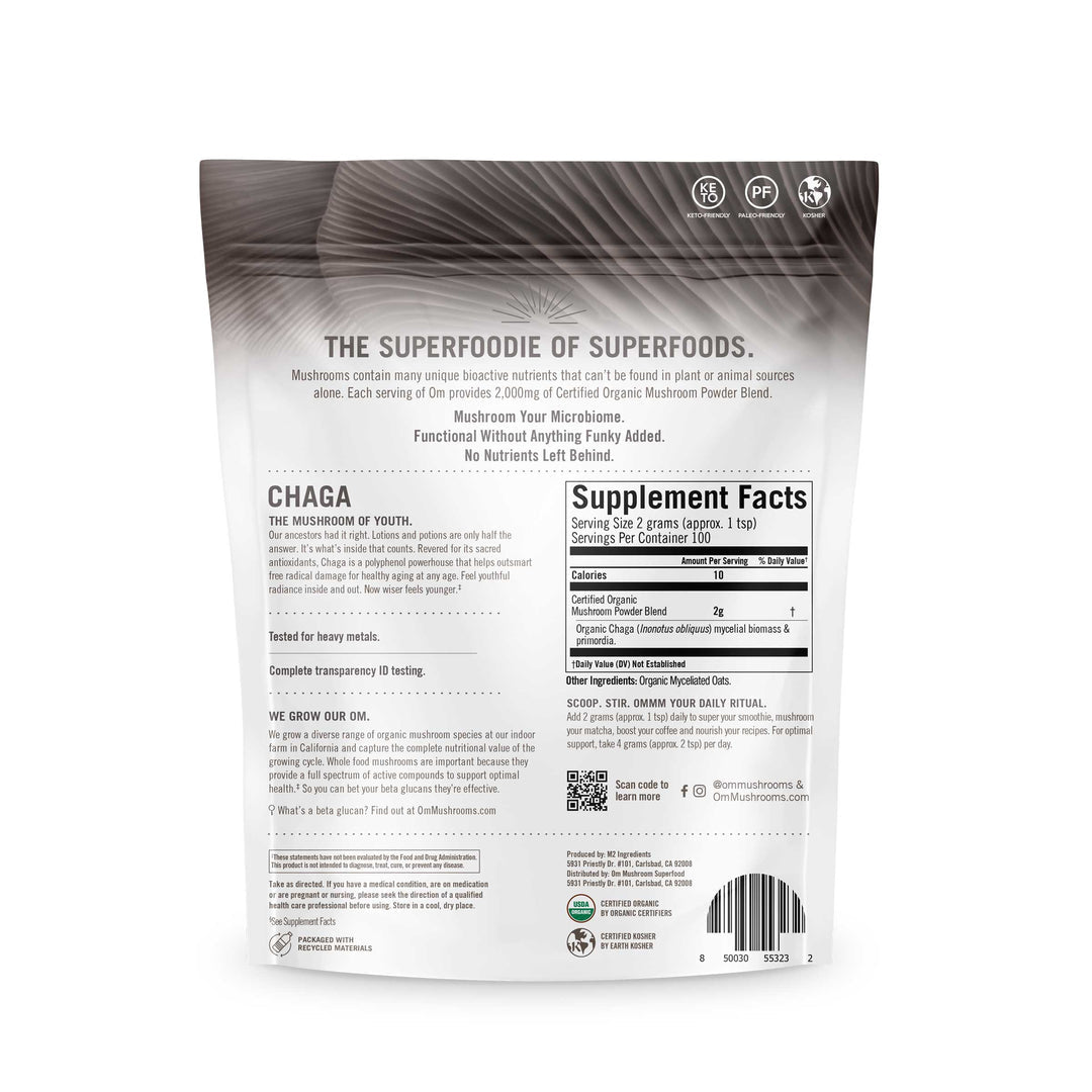 Chaga - Organic Mushroom Superfood - BB/10/24