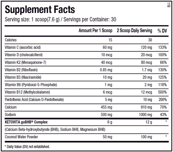 ANS Ketovita - 30 Servings