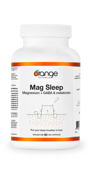 Mag Sleep - Magnesium + GABA + Melatonin - 90 capsules