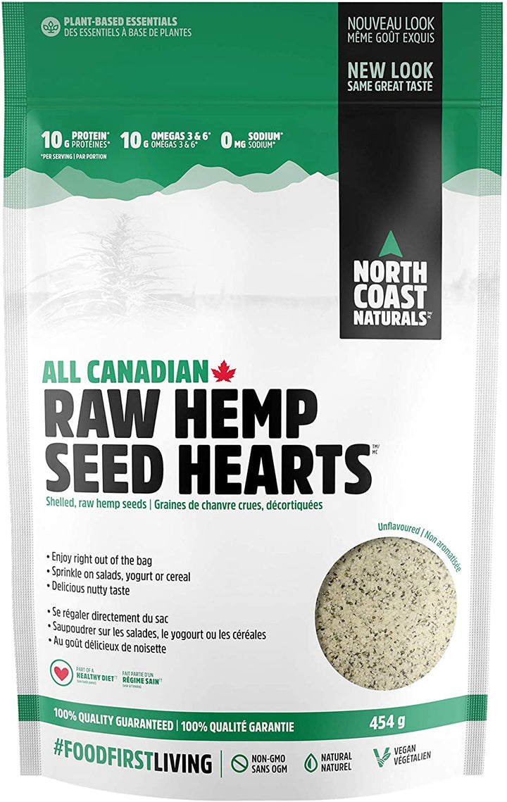 All-Canadian Raw Hemp Seed Hearts – 454g