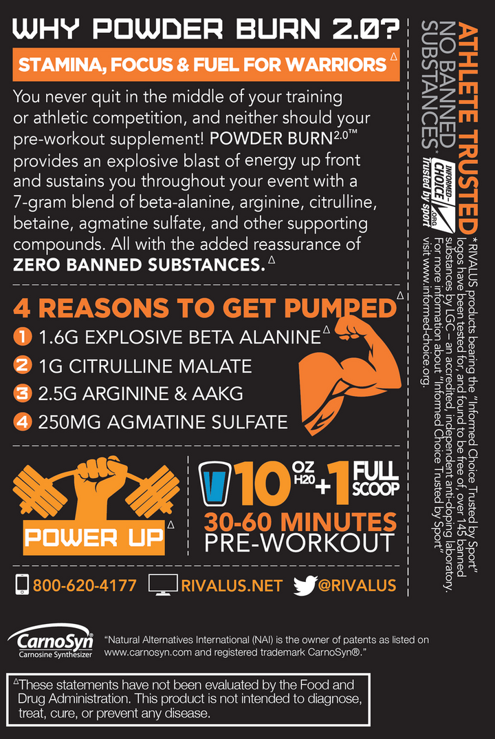 Rivalus Powder Burn 2.0