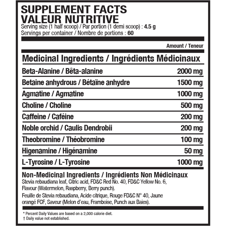 Yummy Sports Angry Unicorn - 60 Servings
