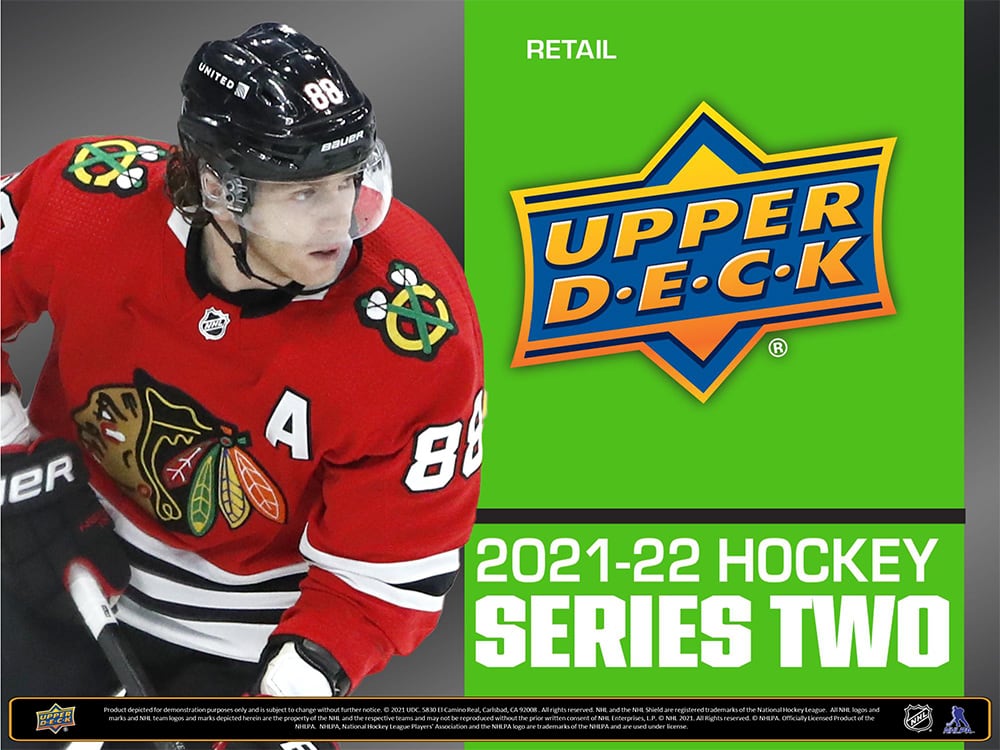 2021-22 Upper Deck Hockey Series 2 Blaster