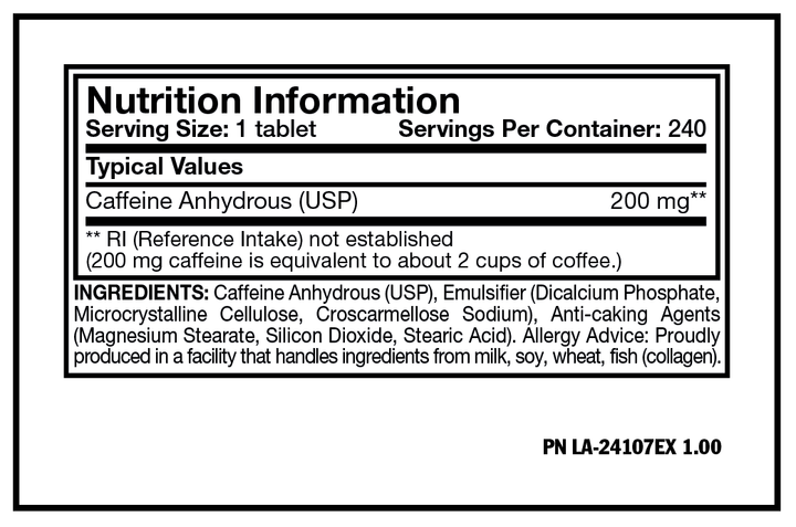 Mutant Caffeine - 240 Tablets