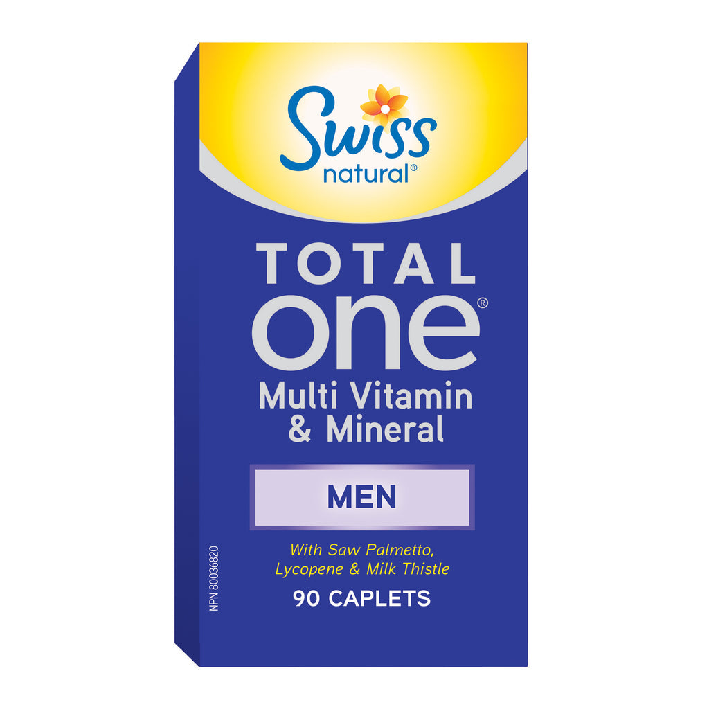 Total One Multi-Vitamin & Minerals for Men - Swiss Natural