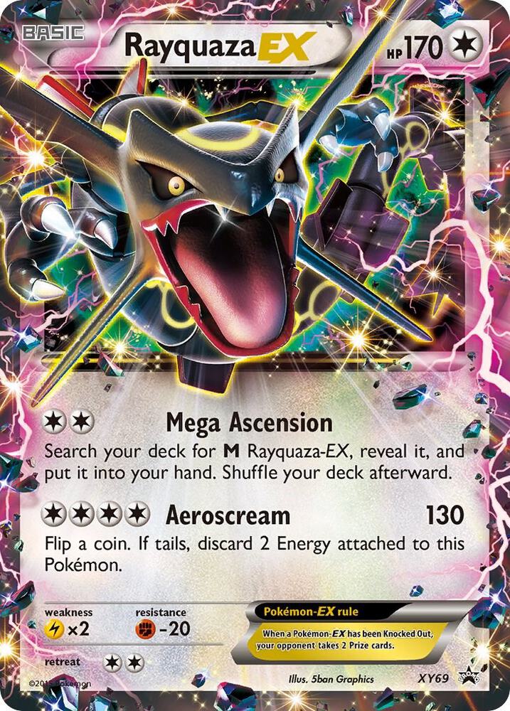 Rayquaza EX (Shiny) #XY69 — XY Promos [HP]