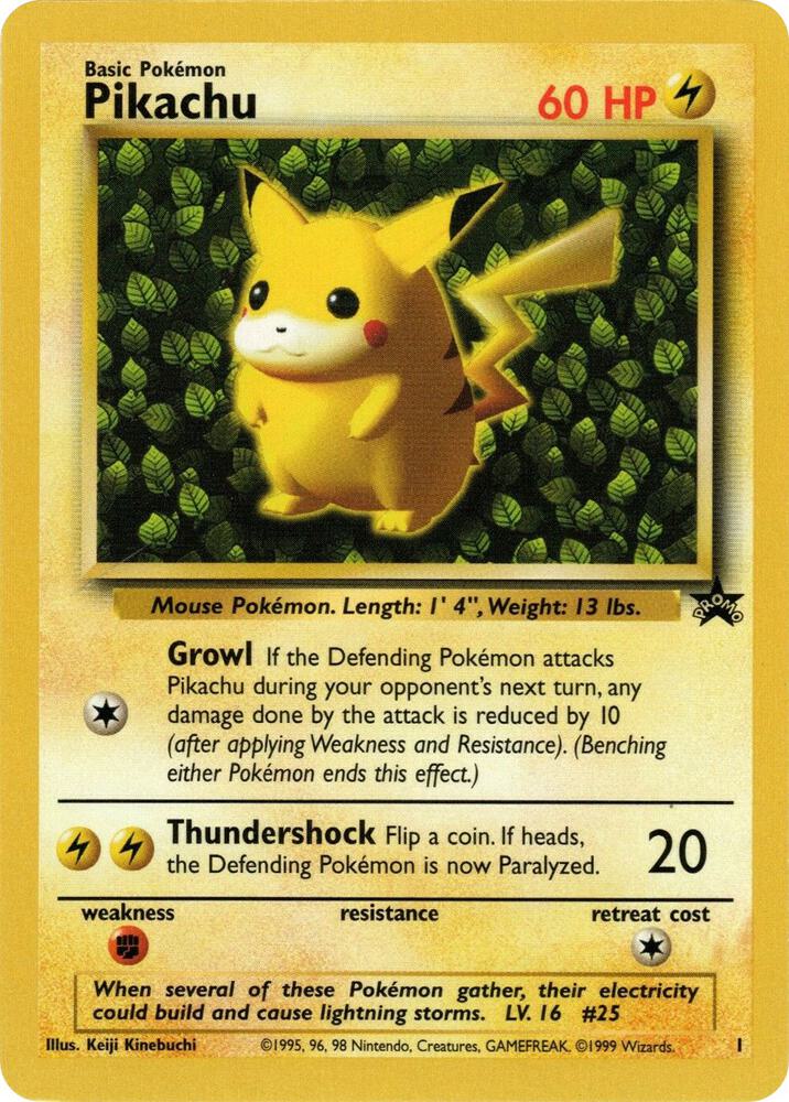 Pikachu (1) #01/53 — WoTC Promo [MP]