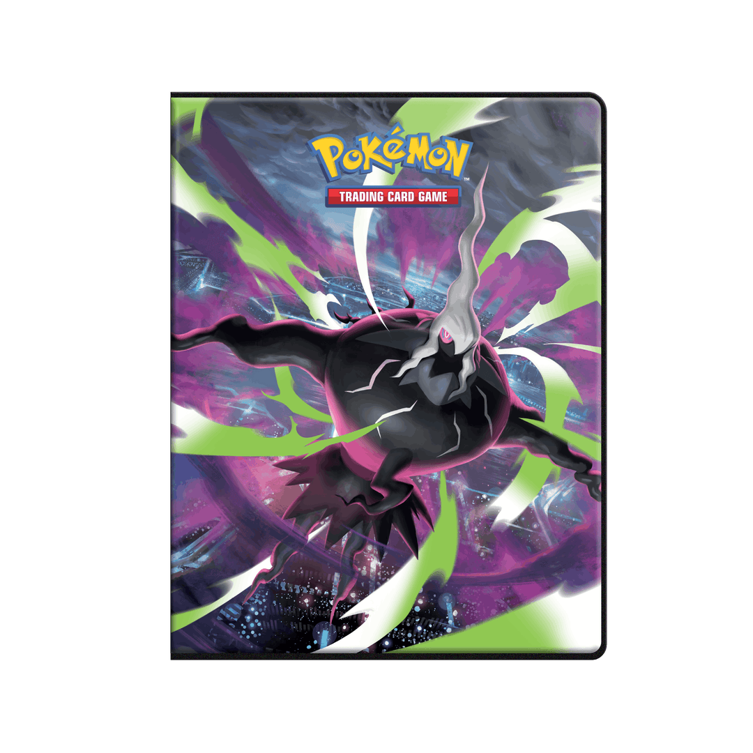 Ultra PRO Pokémon Mega Evolution—Pitch Black 9-Pocket Portfolio front featuring Mega Darkrai