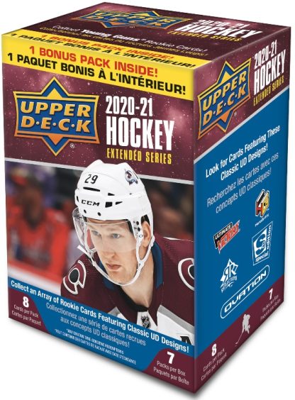 2020-21 Upper Deck Extended Series Hockey Blaster Box product image