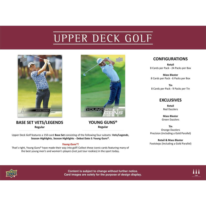 2024 Upper Deck Golf Tins