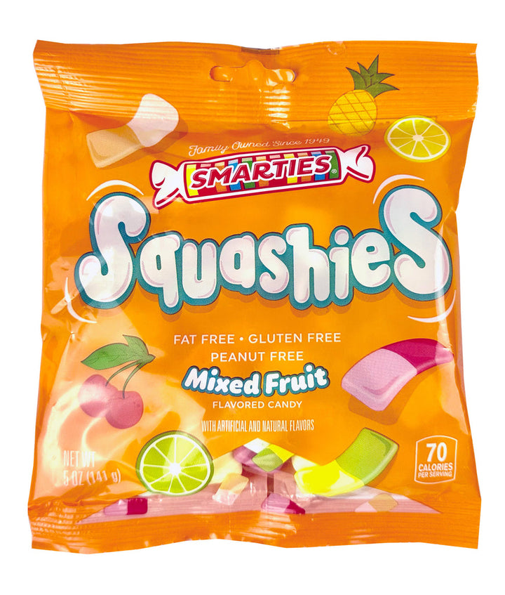 Smarties Squashies Mixed Fruit 5 oz Bag