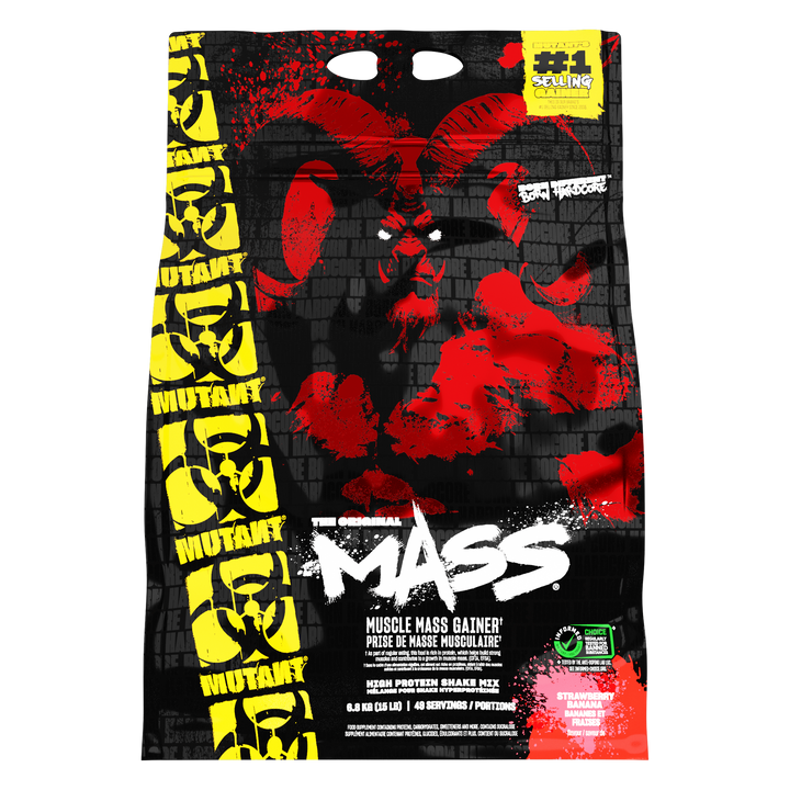 Mutant Mass - 15LB - Strawberry Banana