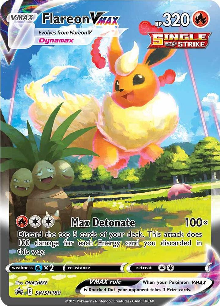 Flareon VMAX #SWSH180 — Sword & Shield Promo [NM]