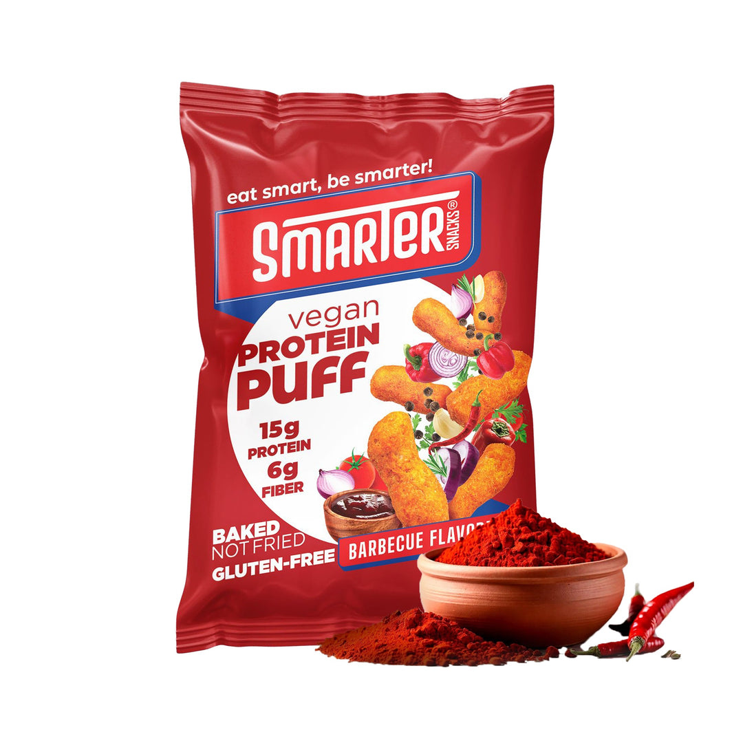 Smarter Snacks Vegan Protein Puffs Barbecue 50g