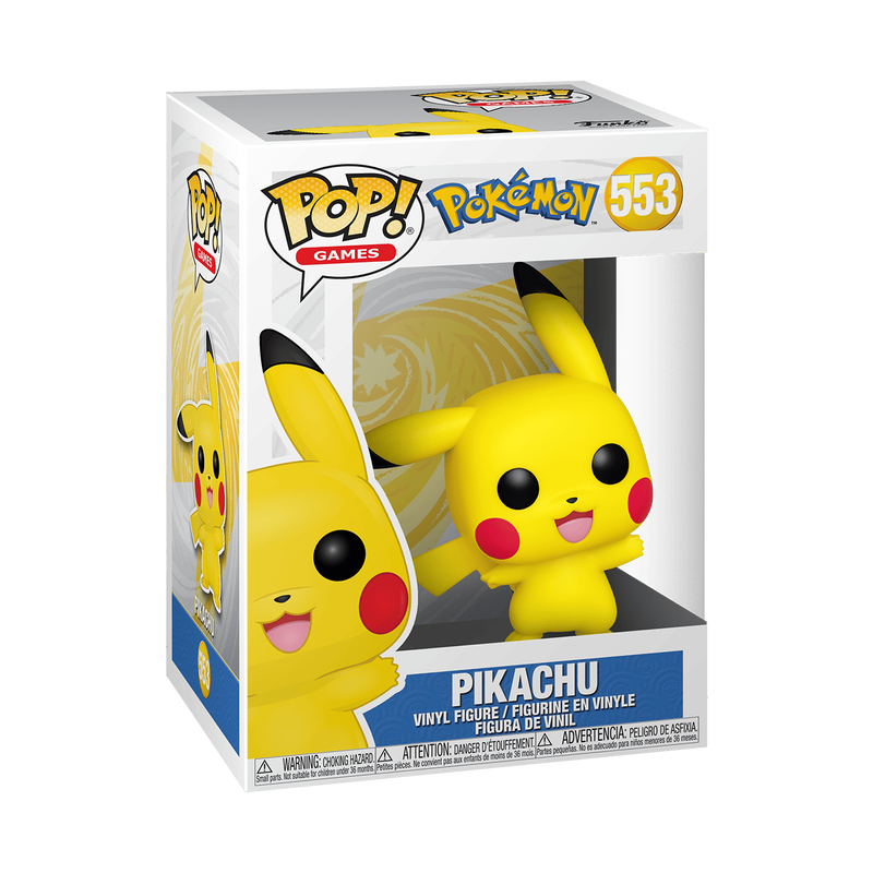 Curly's Funko source-backed package primary - Funko POP! - Pokemon - Pikachu Waving [MED-125-7781268291750:official_funko_boxed_image_43263]