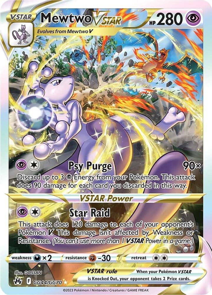 Mewtwo VSTAR #GG44/GG70 — Crown Zenith: Galarian Gallery [NM]