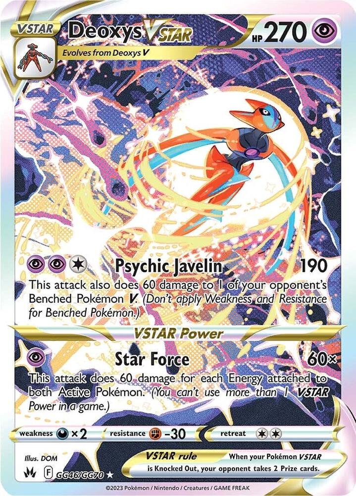 Deoxys VSTAR #GG46/GG70 — Crown Zenith: Galarian Gallery [NM]