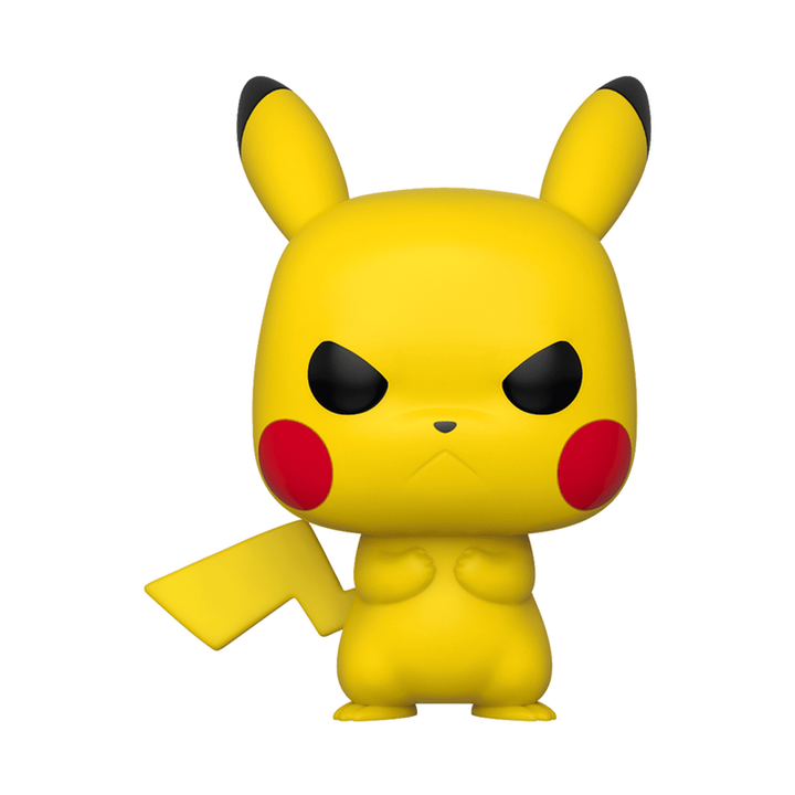 Curly's Funko source-backed figure secondary - Funko POP! - Pokemon - Grumpy Pikachu [MED-124-8213388951718:official_funko_48401_loose_image]