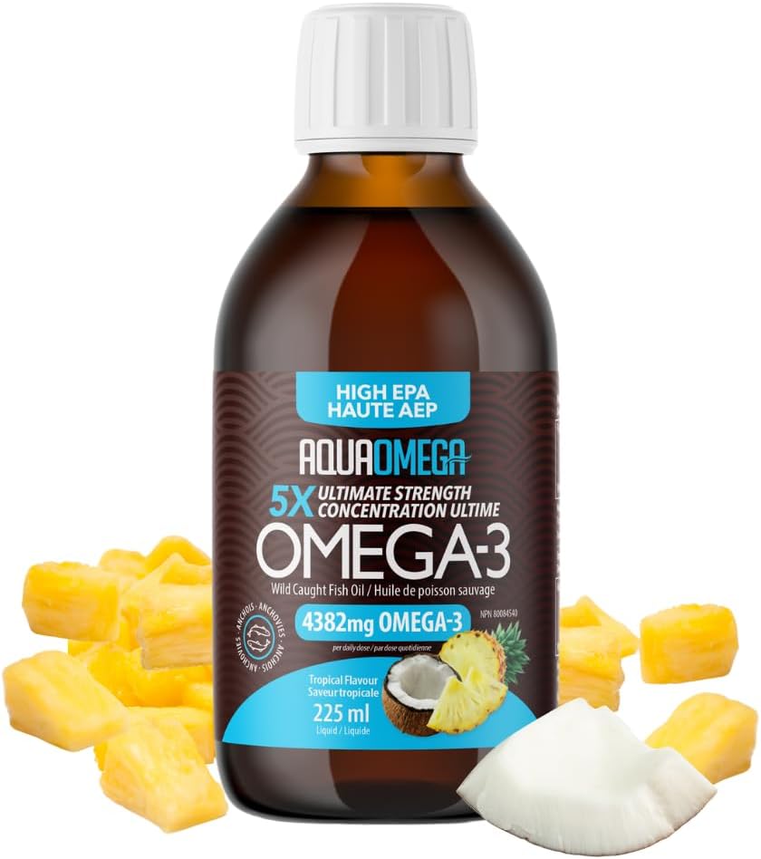 AquaOmega High EPA 5x Ultimate Strength Omega-3 Liquid