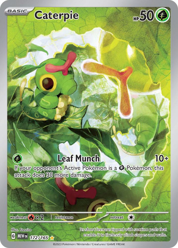 Caterpie #172/165 — SV: 151 [NM]