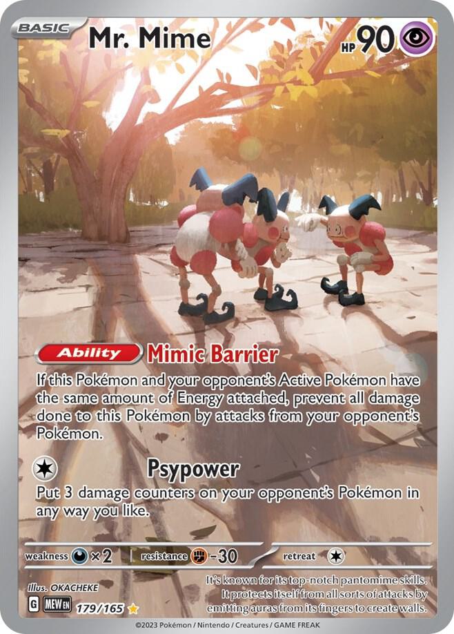 Mr. Mime #179/165 — SV: 151 [NM]