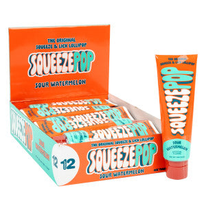Squeeze Pop Sour Watermelon 4 oz Tube