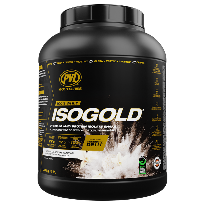 PVL ISO Gold - 1.81 kg (4 lb) Vanilla Milkshake