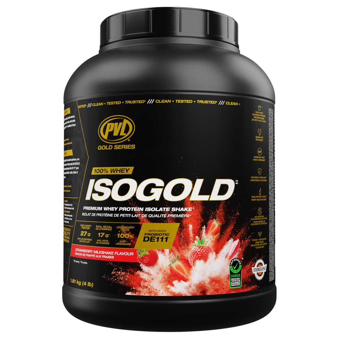 PVL ISO Gold - 1.81 kg (4 lb) Strawberry Milkshake