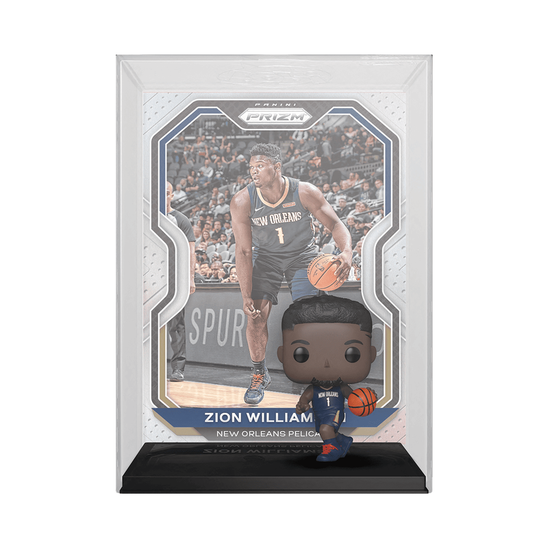 Curly's Funko source-backed figure secondary - Funko POP! Trading Cards - Zion Williamson [MED-015-7737458098342:funko_official_60528_figure_image]
