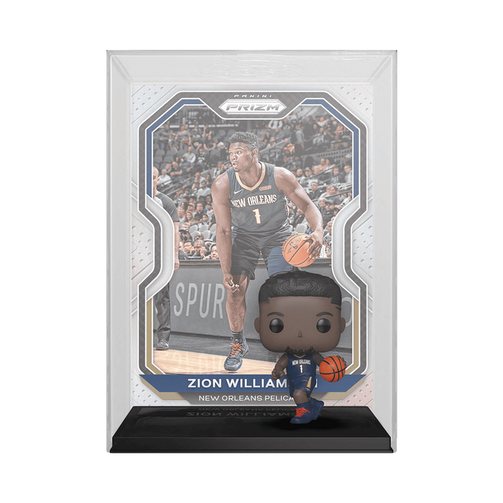 Curly's Funko source-backed figure secondary - Funko POP! Trading Cards - Zion Williamson [MED-015-7737458098342:funko_official_60528_figure_image]