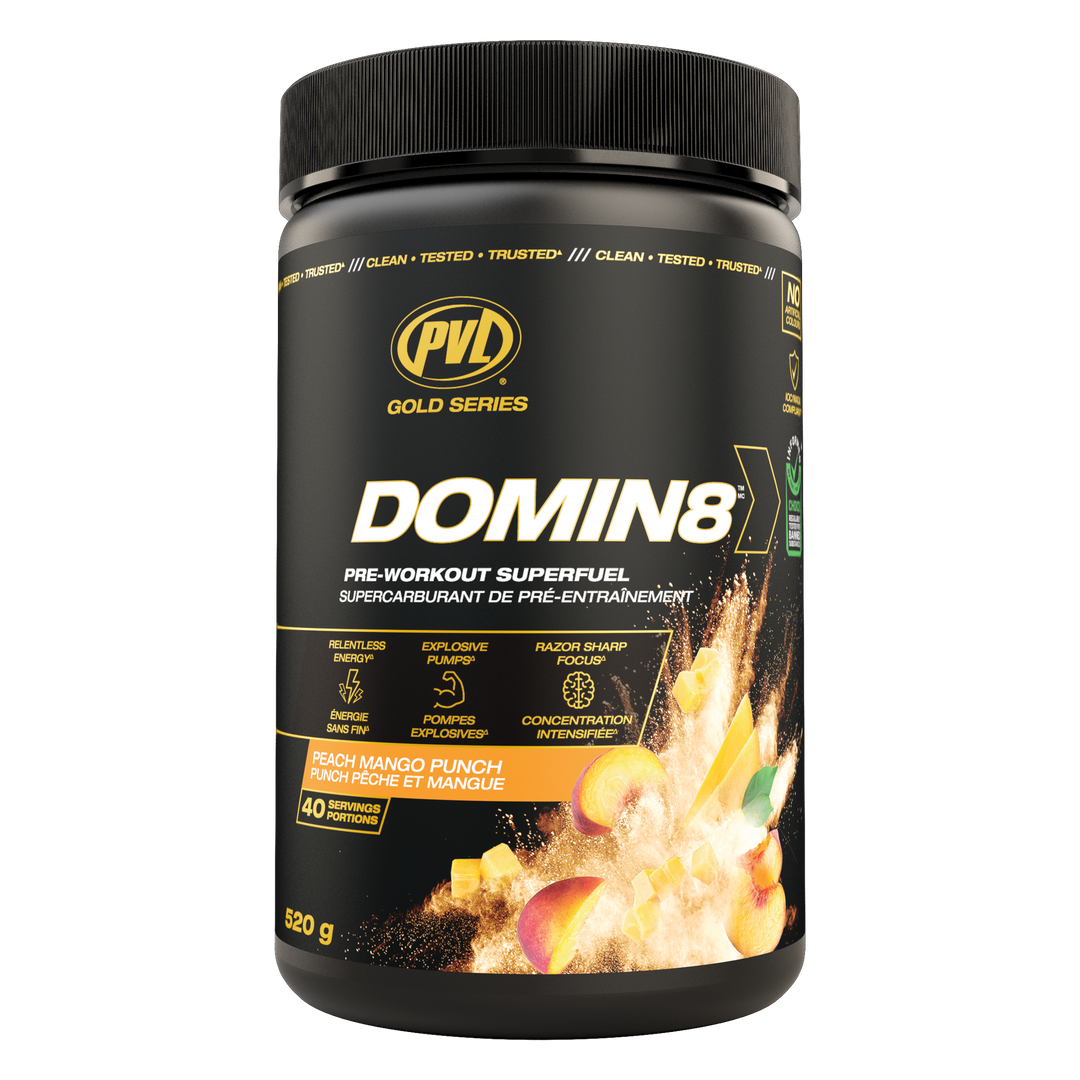 PVL Domin8 Superfuel 520 g - Peach Mango Punch 520g
