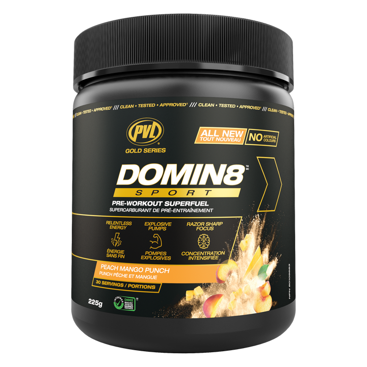 PVL Domin8 Superfuel 520 g - Peach Mango Punch 225g