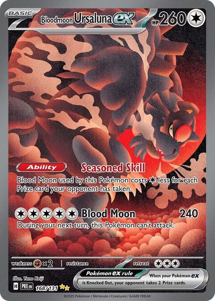 Bloodmoon Ursaluna ex #168/131 — Prismatic Evolutions [NM]