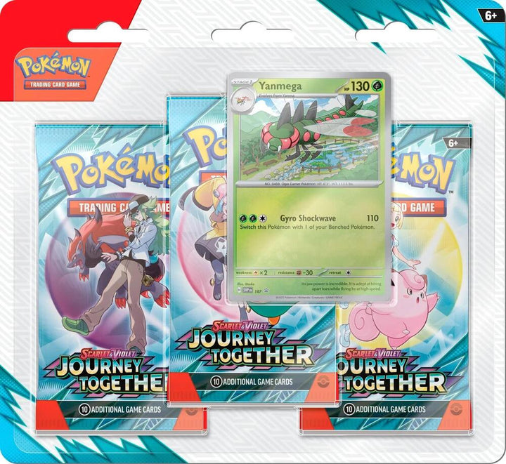 Journey Together 3-pack blister (Yanmega promo version)