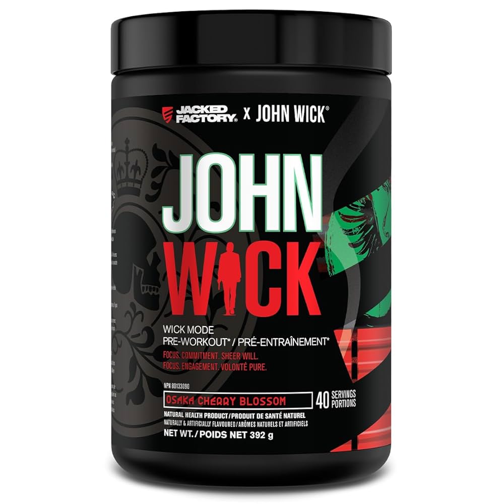 Jacked Factory X John Wick Preworkout