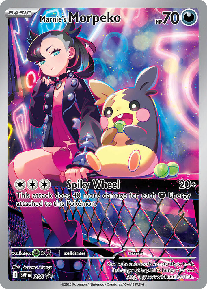 Marnie's Morpeko #206 — Scarlet & Violet Promo [NM]