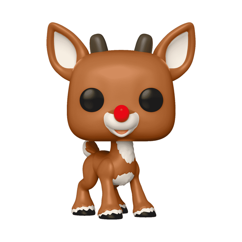 Curly's Funko source-backed figure secondary - Funko POP! - Rudolph the Red Nosed Reindeer - Rudolph [MED-127-8346866057382:official_funko_64342_figure_image]