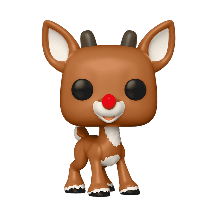 Curly's Funko source-backed figure secondary - Funko POP! - Rudolph the Red Nosed Reindeer - Rudolph [MED-127-8346866057382:official_funko_64342_figure_image]