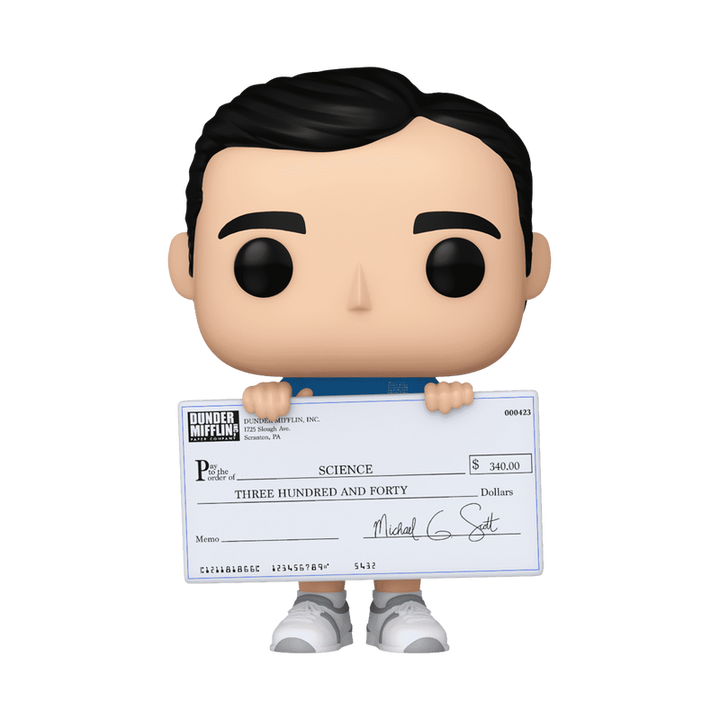 Curly's Funko source-backed figure secondary - Funko POP! - The Office - Michael with Cheque [MED-131-7849750823078:funko_cdn_figure_65760]