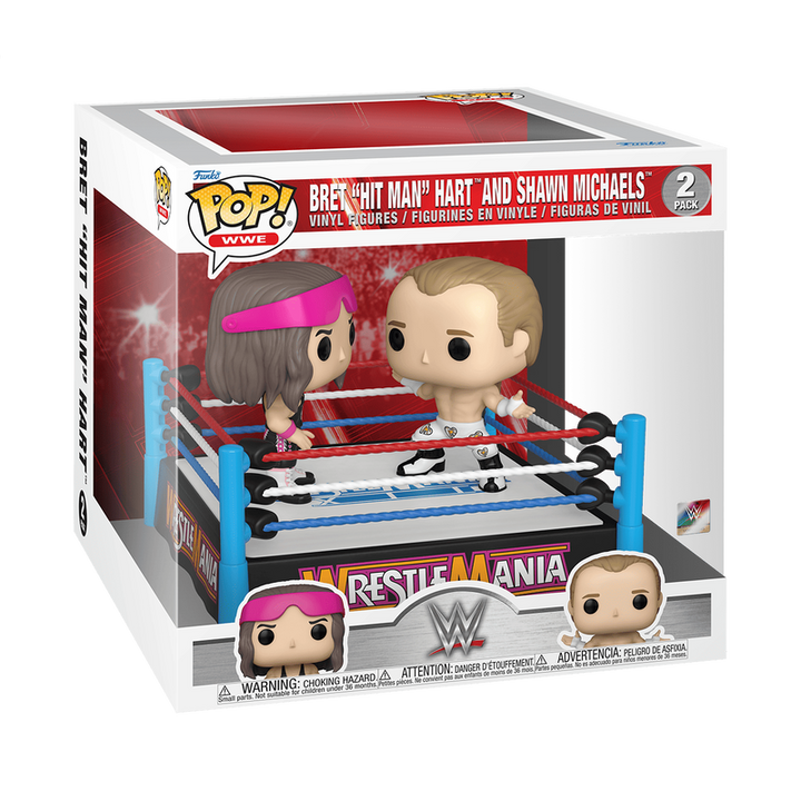 Funko POP! - WWE - Bret "Hit Man" Hart and Shawn Michaels