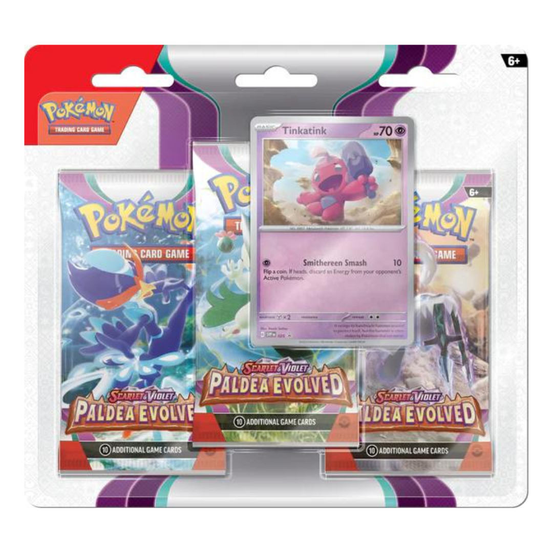 Pokémon - Paldea Evolved 3 Pack Blister