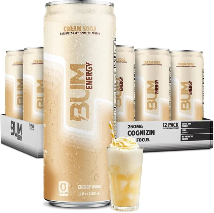 CBUM Bum Energy Cream Soda 355 mL can