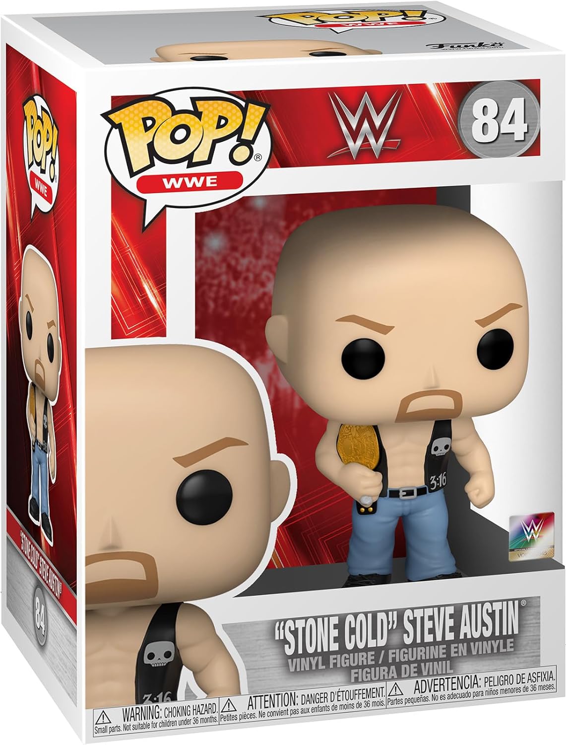 Funko Pop - Stone Cold Steve Austin w/ belt – Curly's Sports