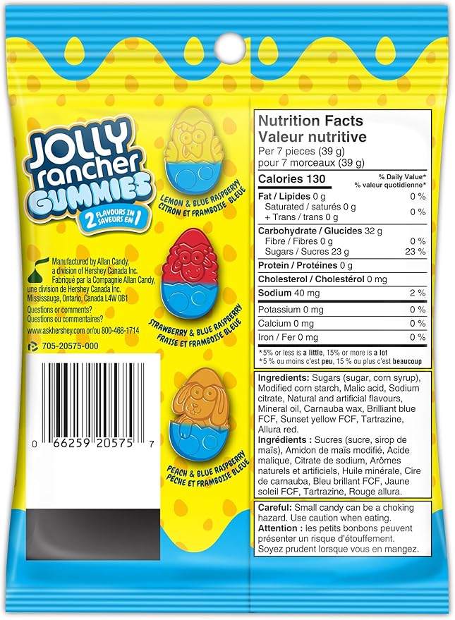 Jolly Rancher Gummies 2-flavours-in-1 (Easter)
