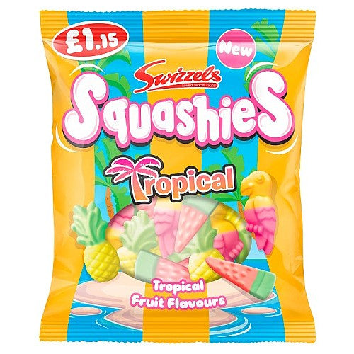 Swizzels Squashies Tropical 100g Price Marked 1.15 GBP
