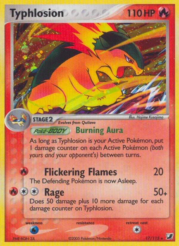 Typhlosion #17/115 — EX Unseen Forces [MP]