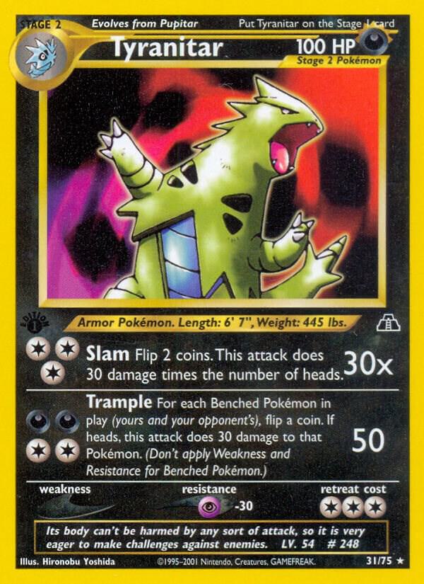 Tyranitar (31) #31 — Neo Discovery [HP]