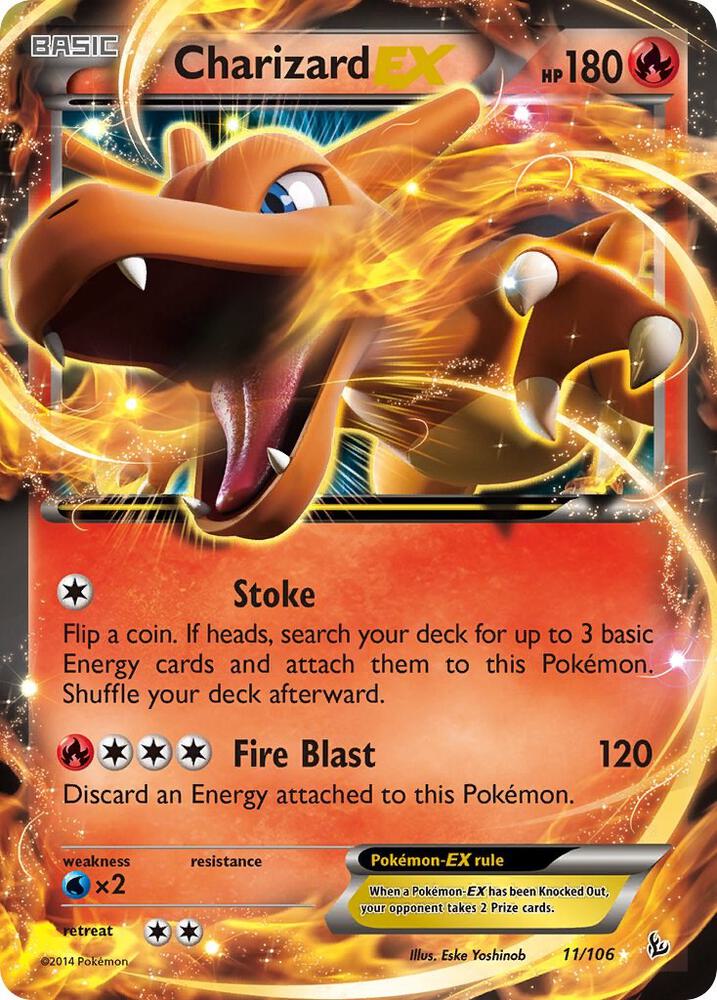 Charizard EX (11) #11 — Flashfire [NM]